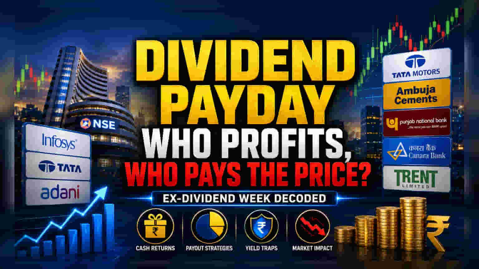Infosys, Tata, Adani Shares: Ex-Dividend Date આવી રહી છે, જાણો કઈ કંપની કેટલું ડિવિડન્ડ આપશે!