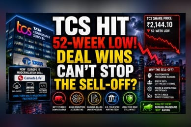 TCS Shares Sink to 52-Week Low Despite Canada Life AI Pact