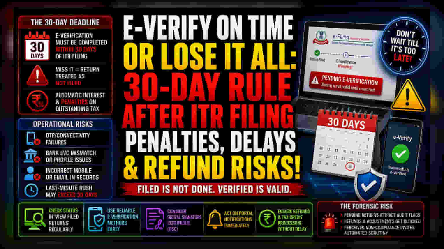 Why Unverified Tax Returns Trigger Automatic Penalties