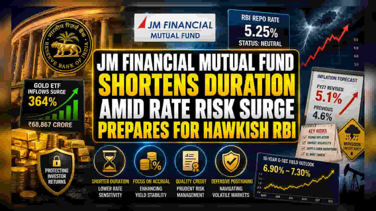JM Financial MF ની મોટી ચાલ: RBI ના કડક વલણને કારણે બોન્ડ પોર્ટફોલિયોમાં બદલાવ