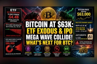 Bitcoin ETF Exodus Hits $4.4B as Mega-IPO Liquidity Drain Looms