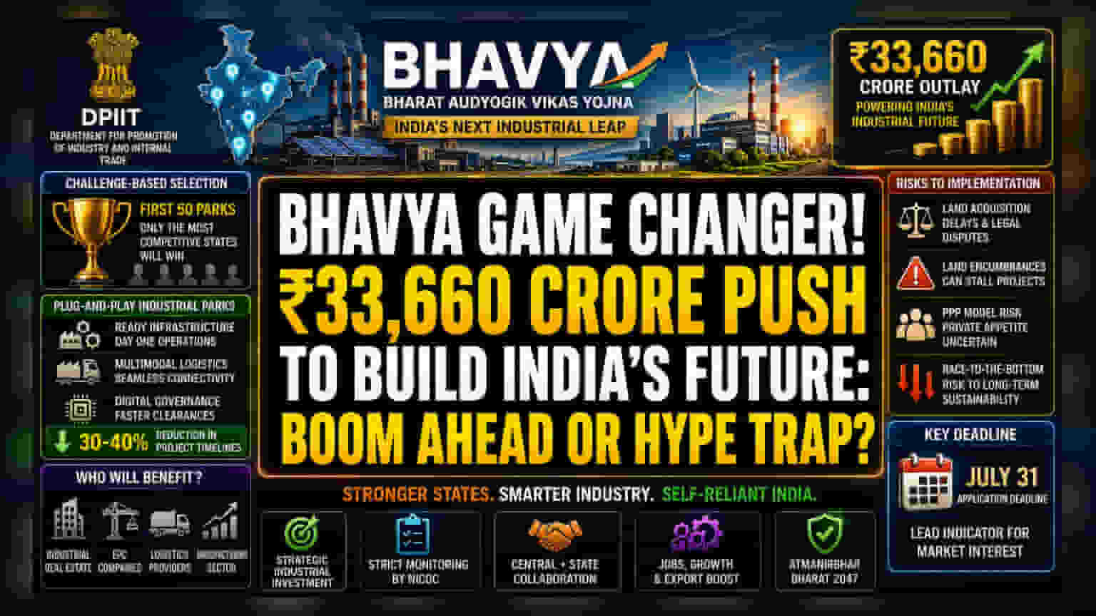 BHAVYA योजना: भारत औद्योगिक विस्ताराला सज्ज, पण अंमलबजावणीचे आव्हान