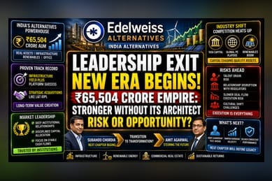 Subahoo Chordia Departs Edelweiss Alternatives Amid Fund Launch