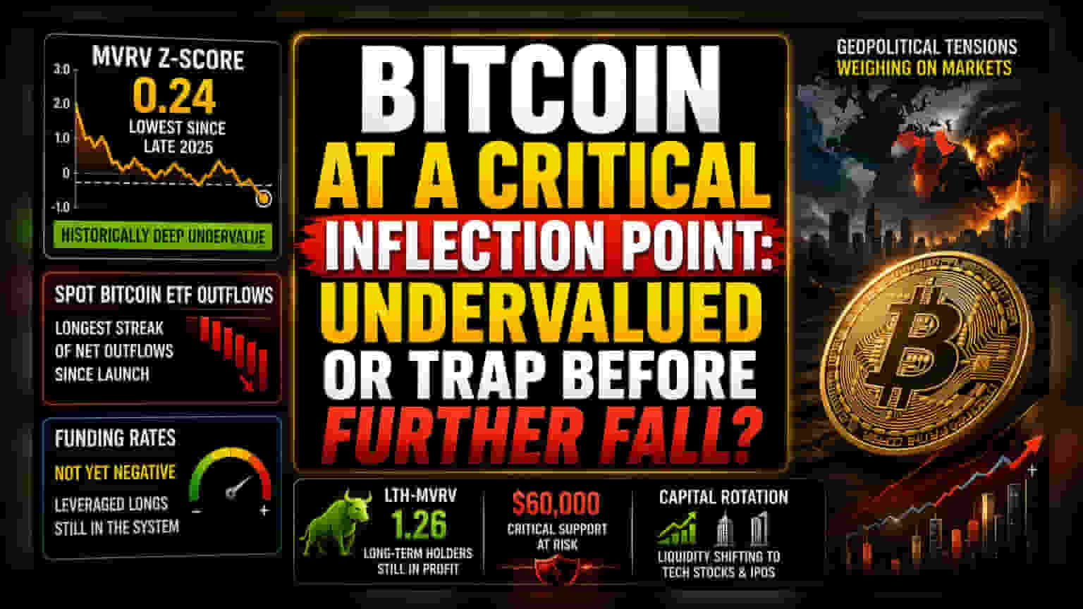 Bitcoin MVRV Z-Score 0.24 પર: ખરીદીનો મોકો કે ફાંસો?