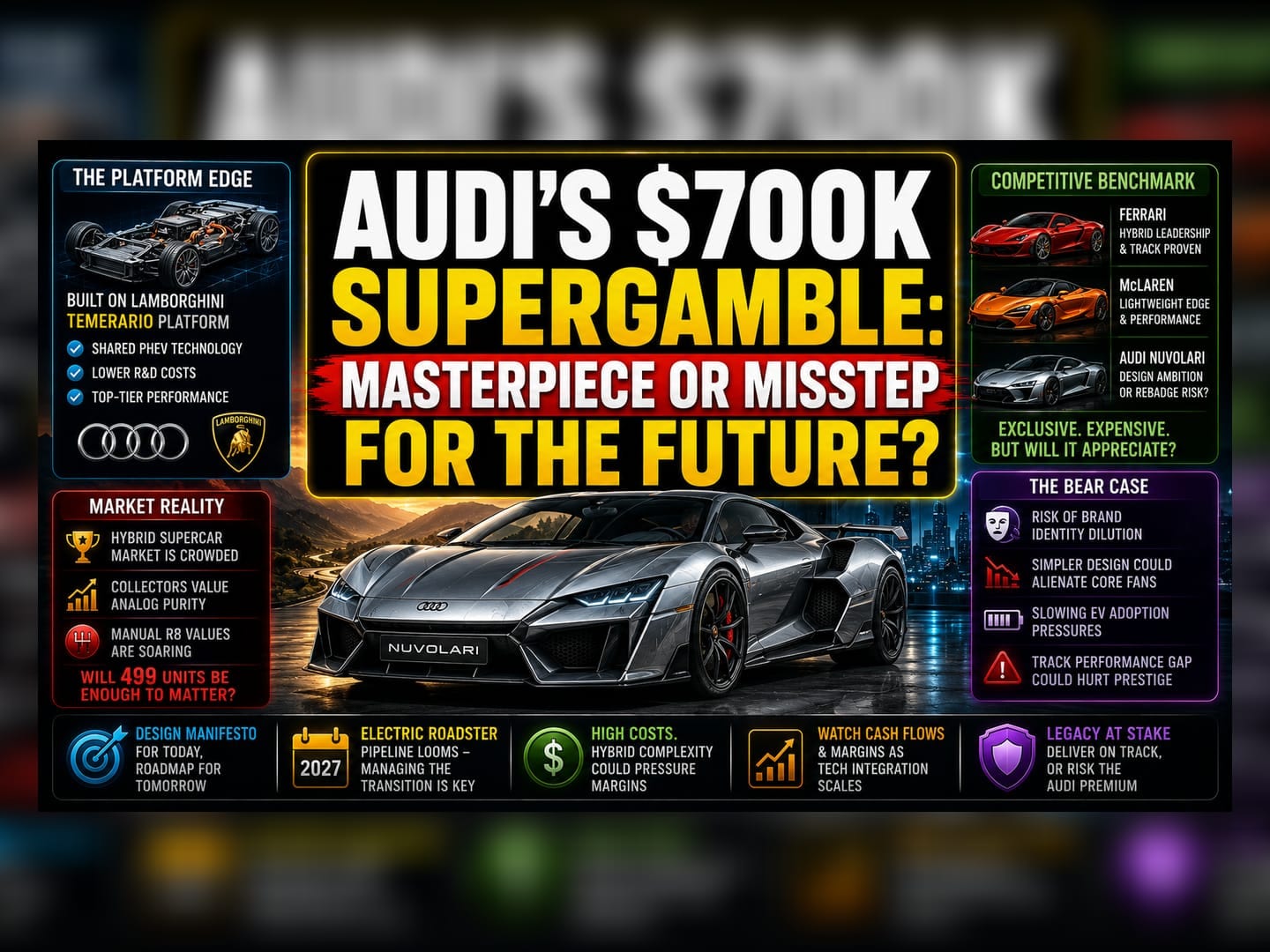 Audi's $700k Nuvolari Strategy: Brand Halo or Margin Trap?