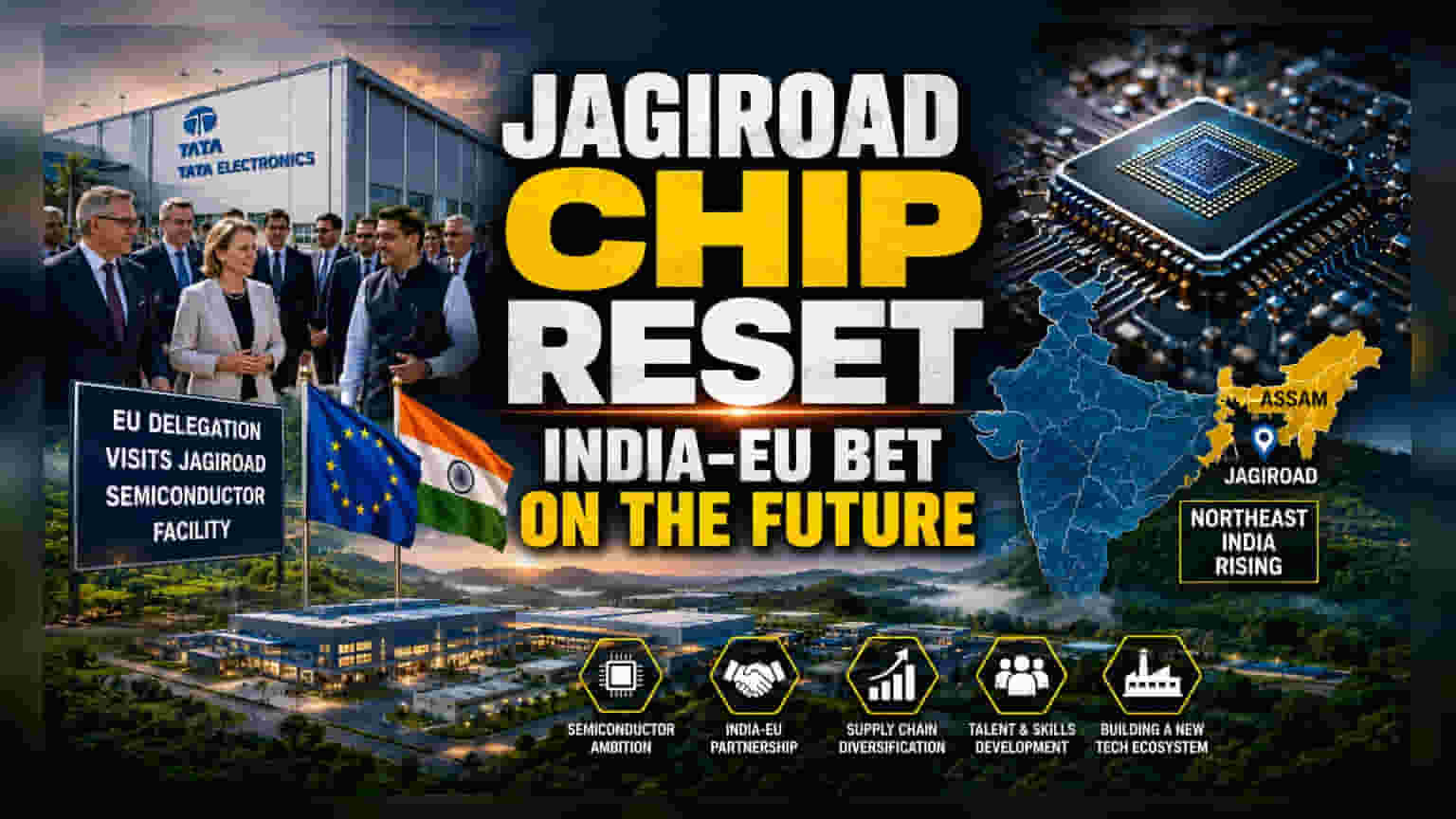 EU चा आसाम चिप हबवर डोळा: टाटाचे मोठे तंत्रज्ञान आव्हान