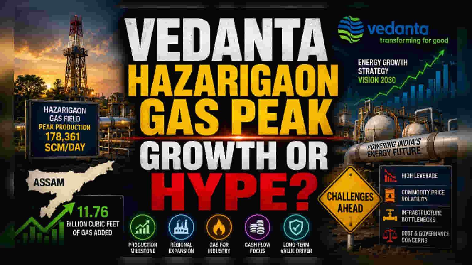 Vedanta Gas Output Surge Masks Underlying Energy Price Risks