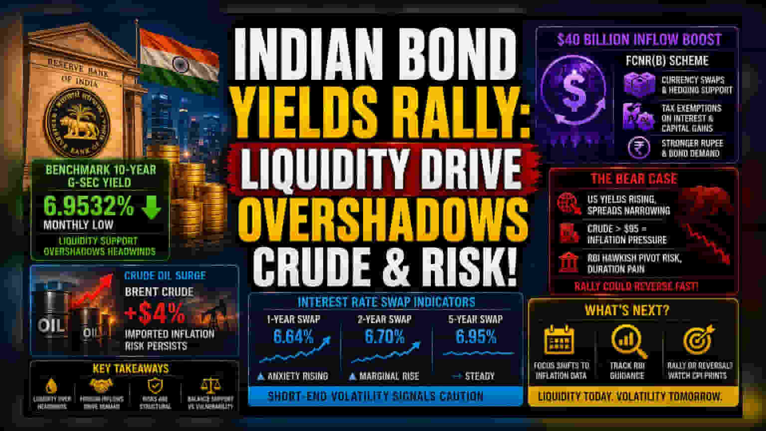 Indian Bond Market: ક્રૂડ ઓઇલના ભાવ વધવા છતાં બોન્ડ યીલ્ડમાં ઘટાડો, જાણો કારણ