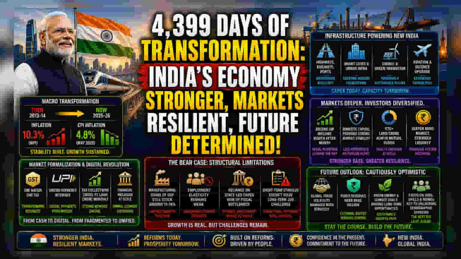 Modi’s 4,399 Days: Decoding India’s Economic Pivot