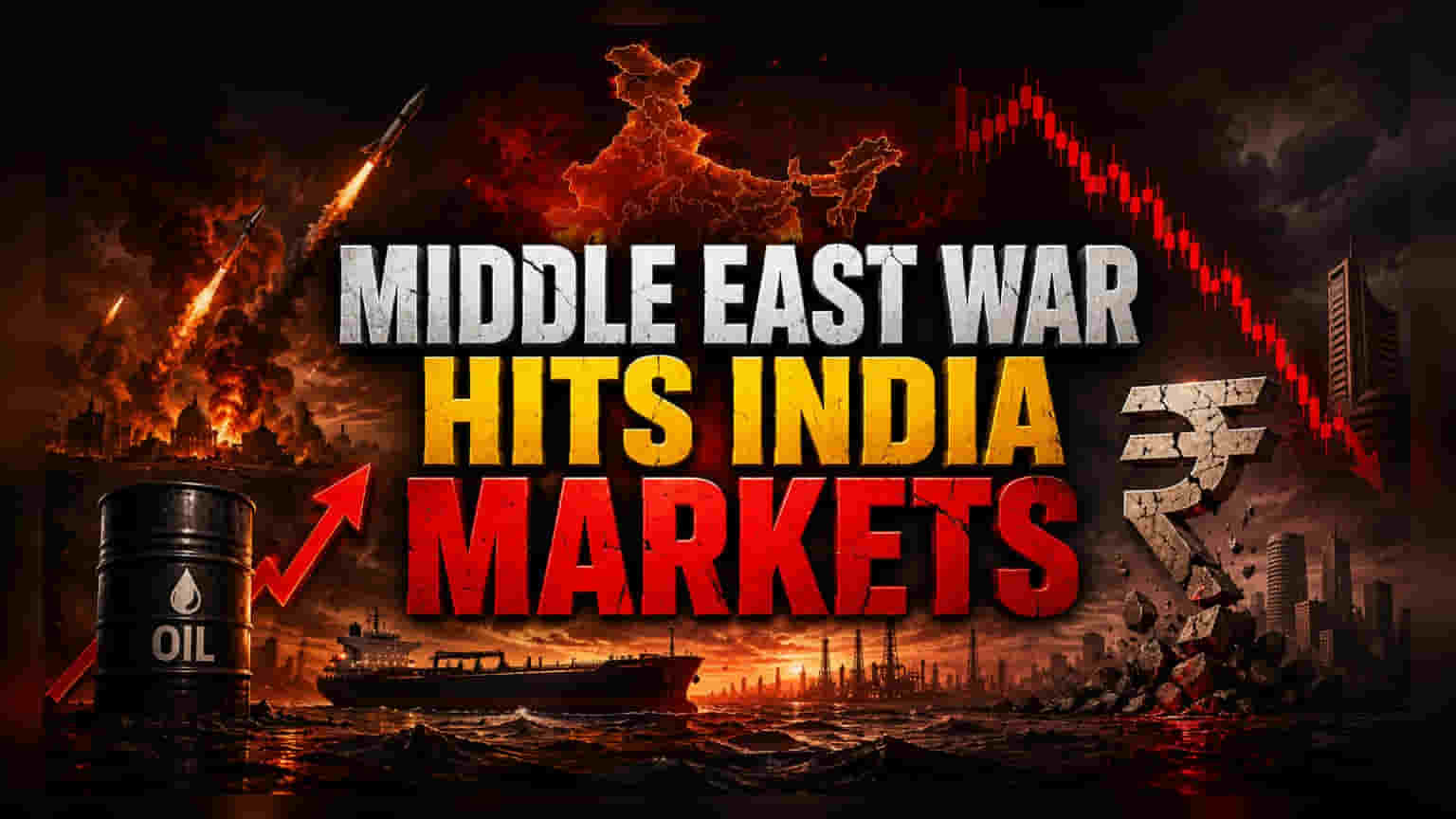 Indian Markets Falter as Middle East Conflict Hits Oil