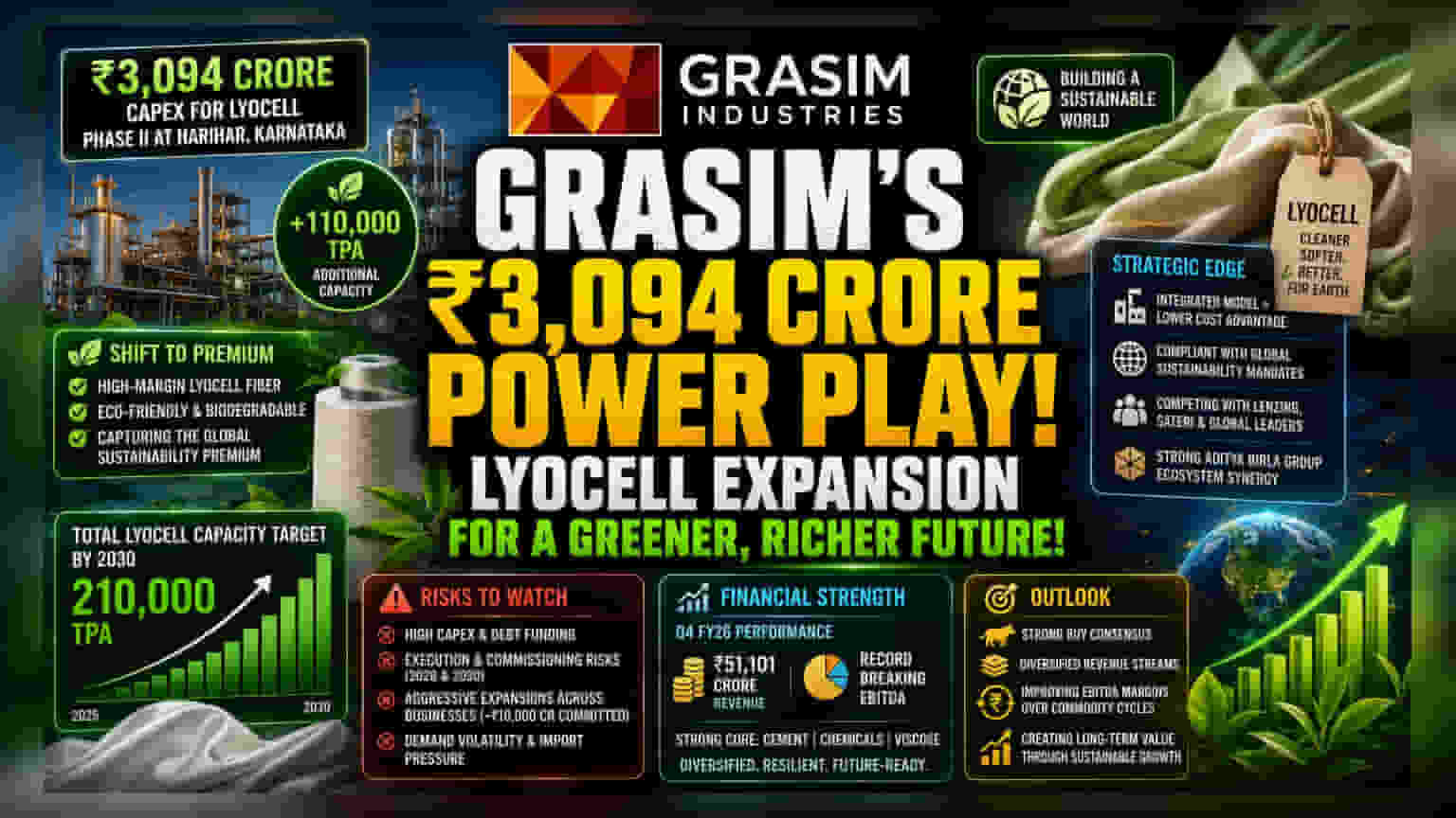 Grasim’s ₹3,094 Cr Bet: Pivoting to Premium Fiber Profits