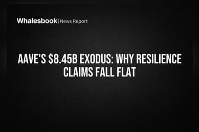 Aave's $8.45B Exodus: Why Resilience Claims Fall Flat