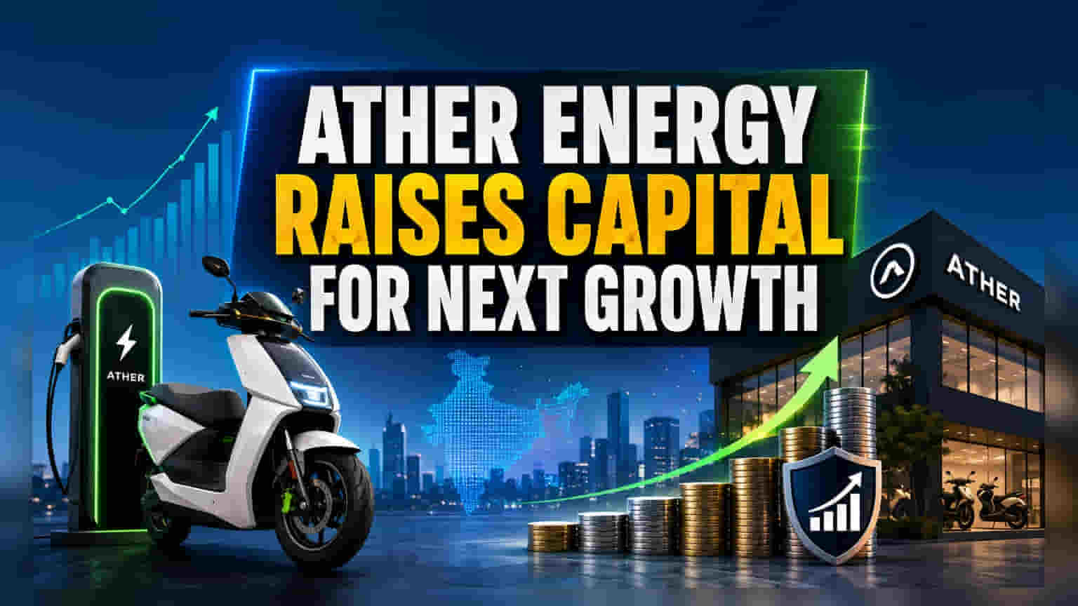 Ather Energy Share Price: EV માર્કેટમાં ધમાકેદાર પ્રદર્શન બાદ કેપિટલ રેઈઝની તૈયારી!