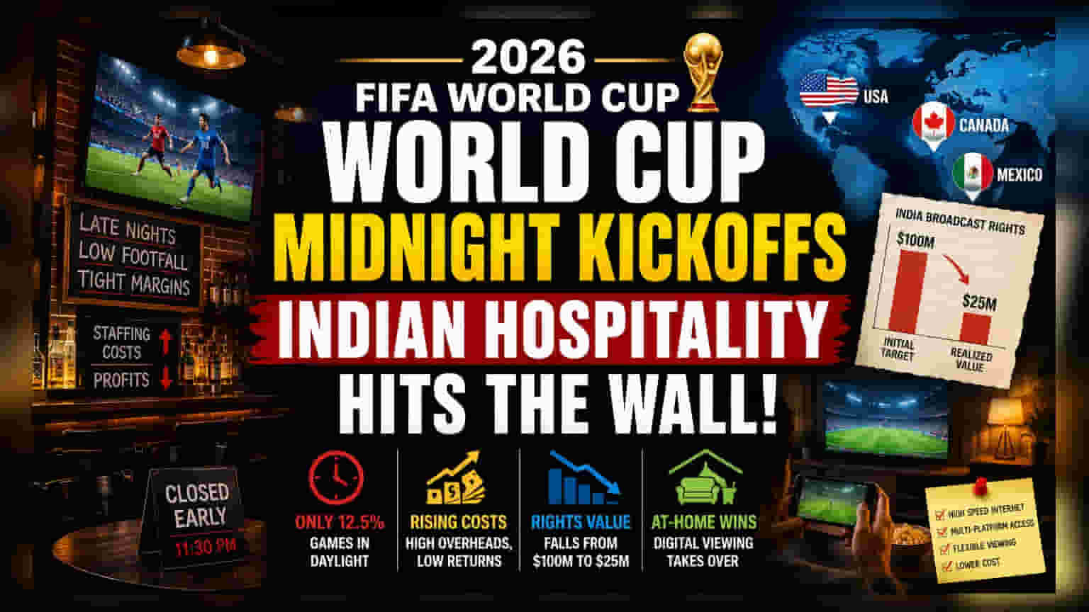 FIFA 2026: भारत के स्पोर्ट्स बार बिजनेस पर मंडराए खतरे के बादल, जानिए क्यों!