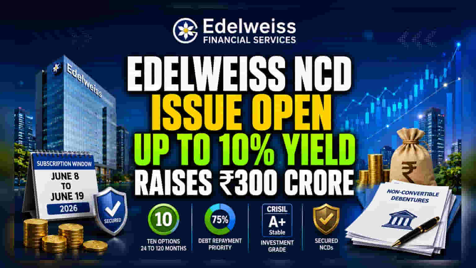 Edelweiss NCDs: 10% વ્યાજ દરની લાલચ! રોકાણકારોએ જાણવા જેવી બાબતો
