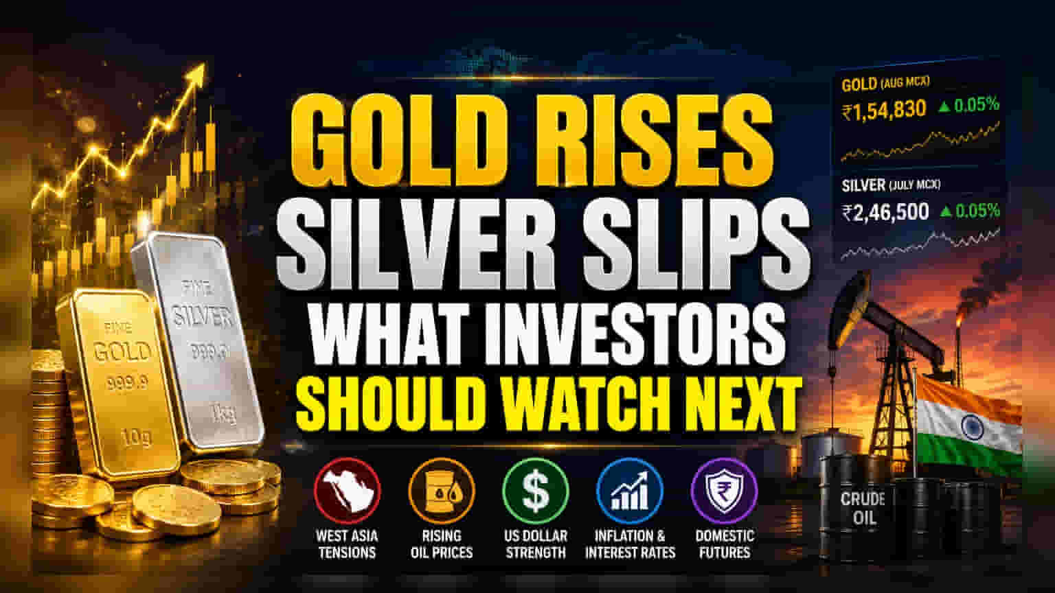 Gold Prices Steady as Rising Oil Costs Impact Markets