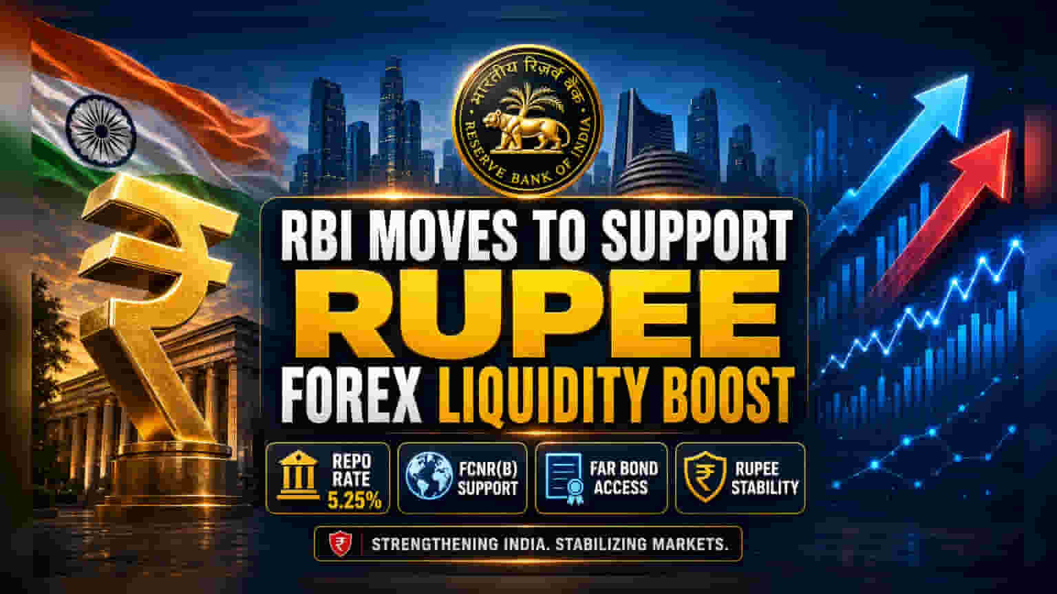 RBI નો મોટો નિર્ણય: રૂપિયાને સ્થિર કરવા નવા પગલાં, વ્યાજ દરમાં યથાવત સ્થિતિ