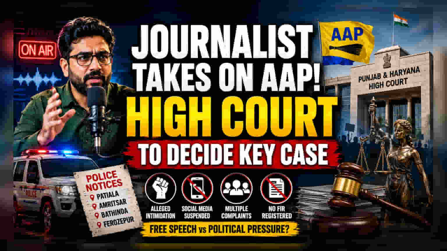 Punjab Journalist Challenges Multiple Police Summons in Court