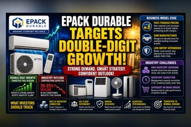 EPACK Durable Eyes Growth Despite AC Industry Slowdown