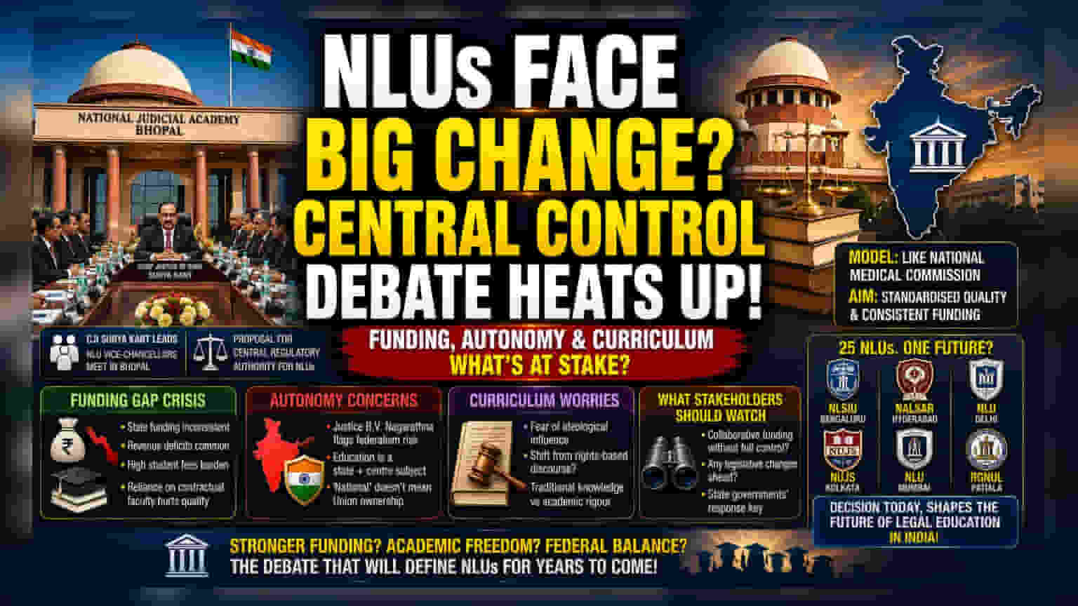Proposal to Centralize National Law Universities Explained