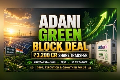 Adani Green Energy in Focus Following Block Deal and Expansion