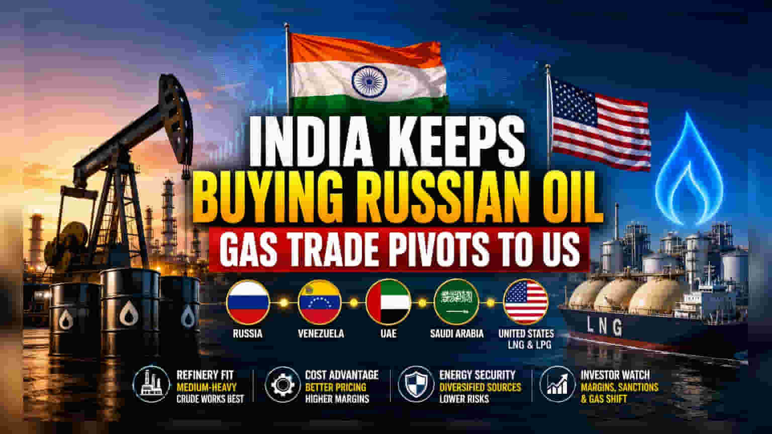 India's Energy Pivot: Why Refiners Continue to Prioritize Russian Crude