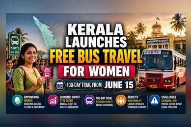 Kerala's Free Bus Plan: Fiscal and Sector Impact