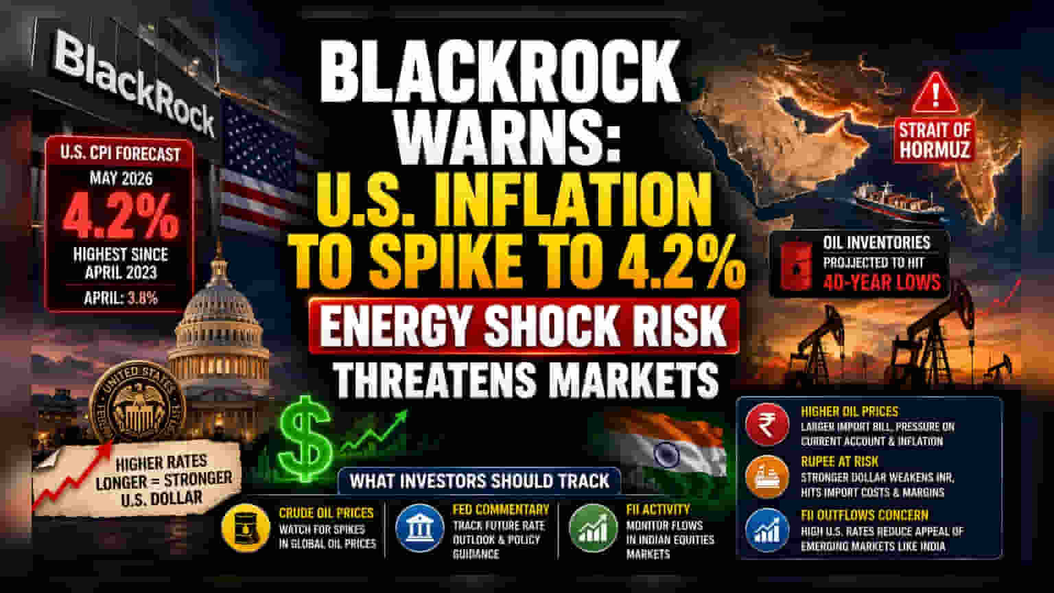 Global Inflation Fears: How New US Energy Risks Could Impact India
