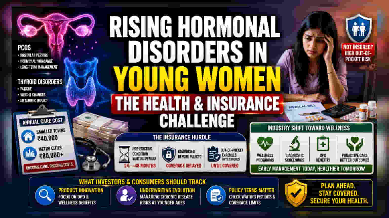 Rising PCOS and Thyroid Costs: The Insurance Risk for Women