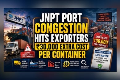JNPT Congestion Strains Exporters: What Investors Should Know