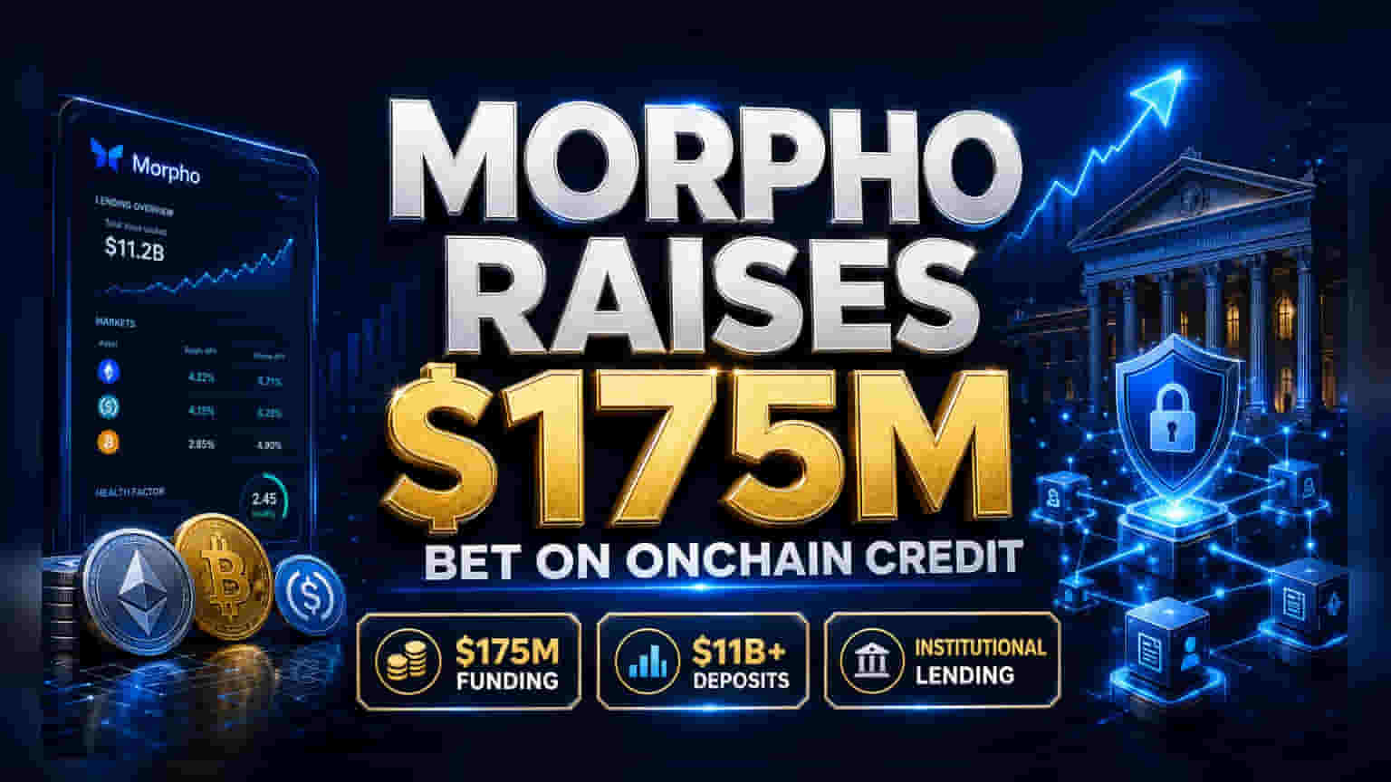 Morpho: பிளாக்செயின் கடன் உள்கட்டமைப்புக்கு ₹175 மில்லியன் நிதி திரட்டல்!