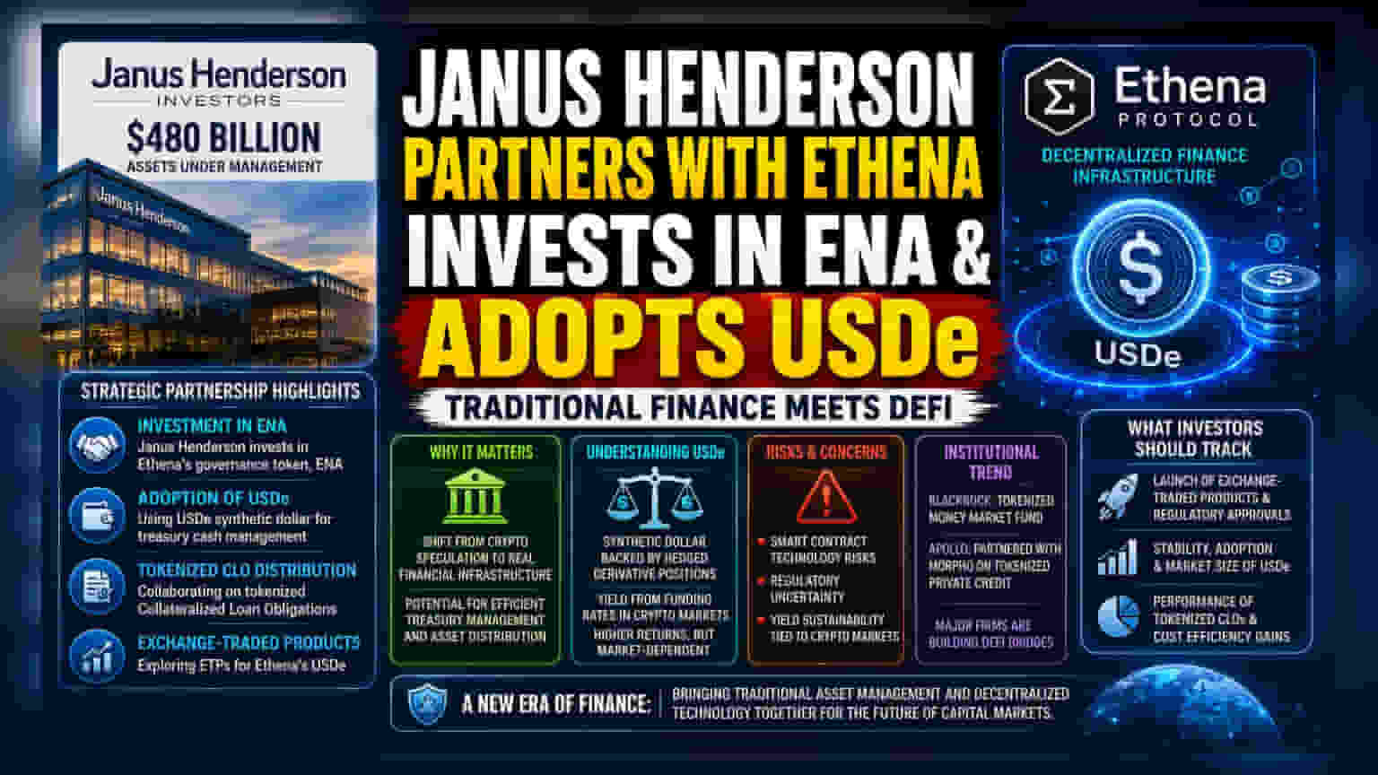 Janus Henderson & Ethena Protocol: DeFi માં એક નવું પગલું!