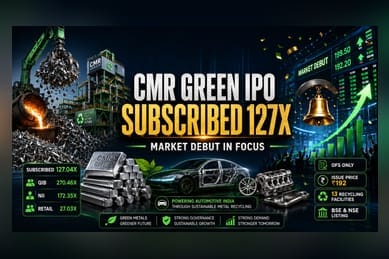 CMR Green Tech IPO Listing: Key Investor Context for Debut