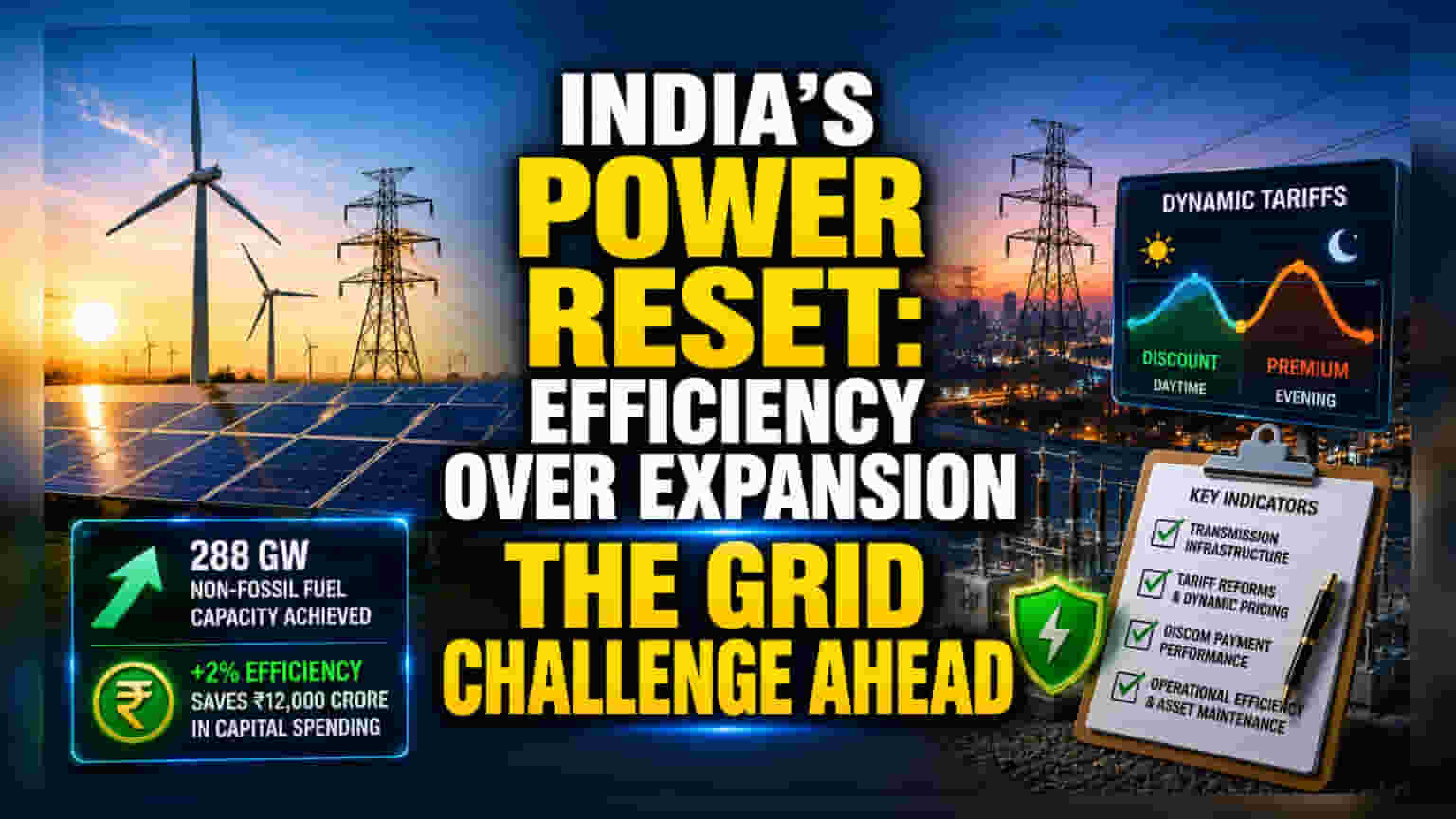 India's Green Energy Push Faces Grid Bottleneck: Key Risks