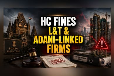 Bombay HC Fines Adani, L&T Linked Firms in Slum Project Case