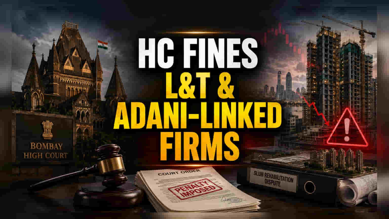 Bombay HC Fines Adani, L&T Linked Firms in Slum Project Case