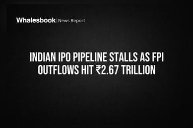 Indian IPO Pipeline Stalls as FPI Outflows Hit ₹2.67 Trillion