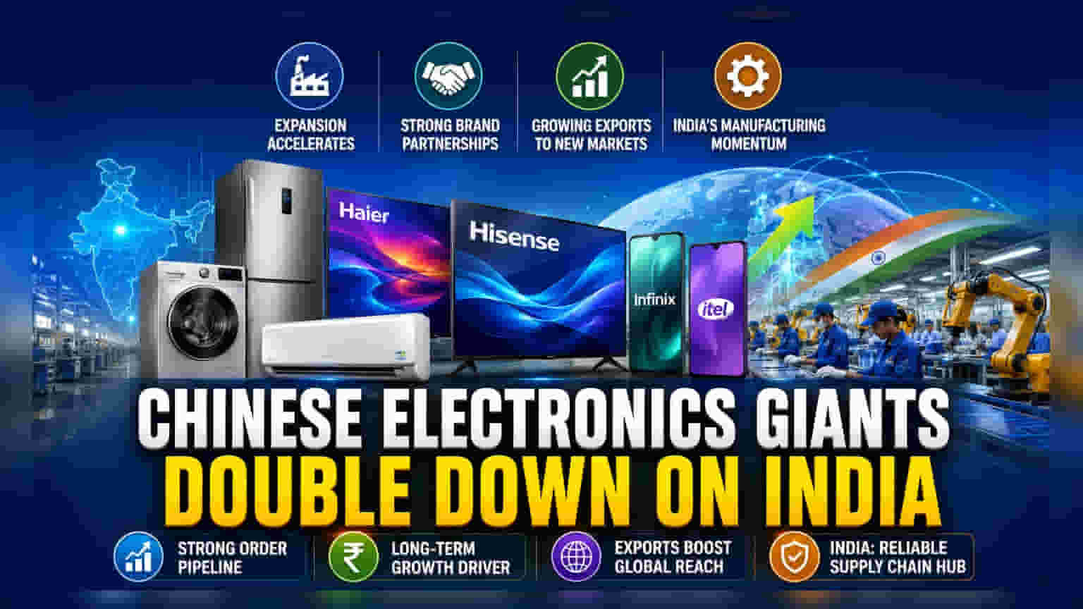 Chinese Brands Expand India Manufacturing Despite Global Curbs