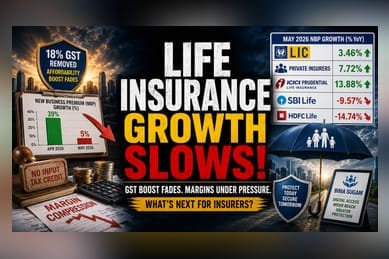Life Insurer Growth Cools as GST-Driven Momentum Fades