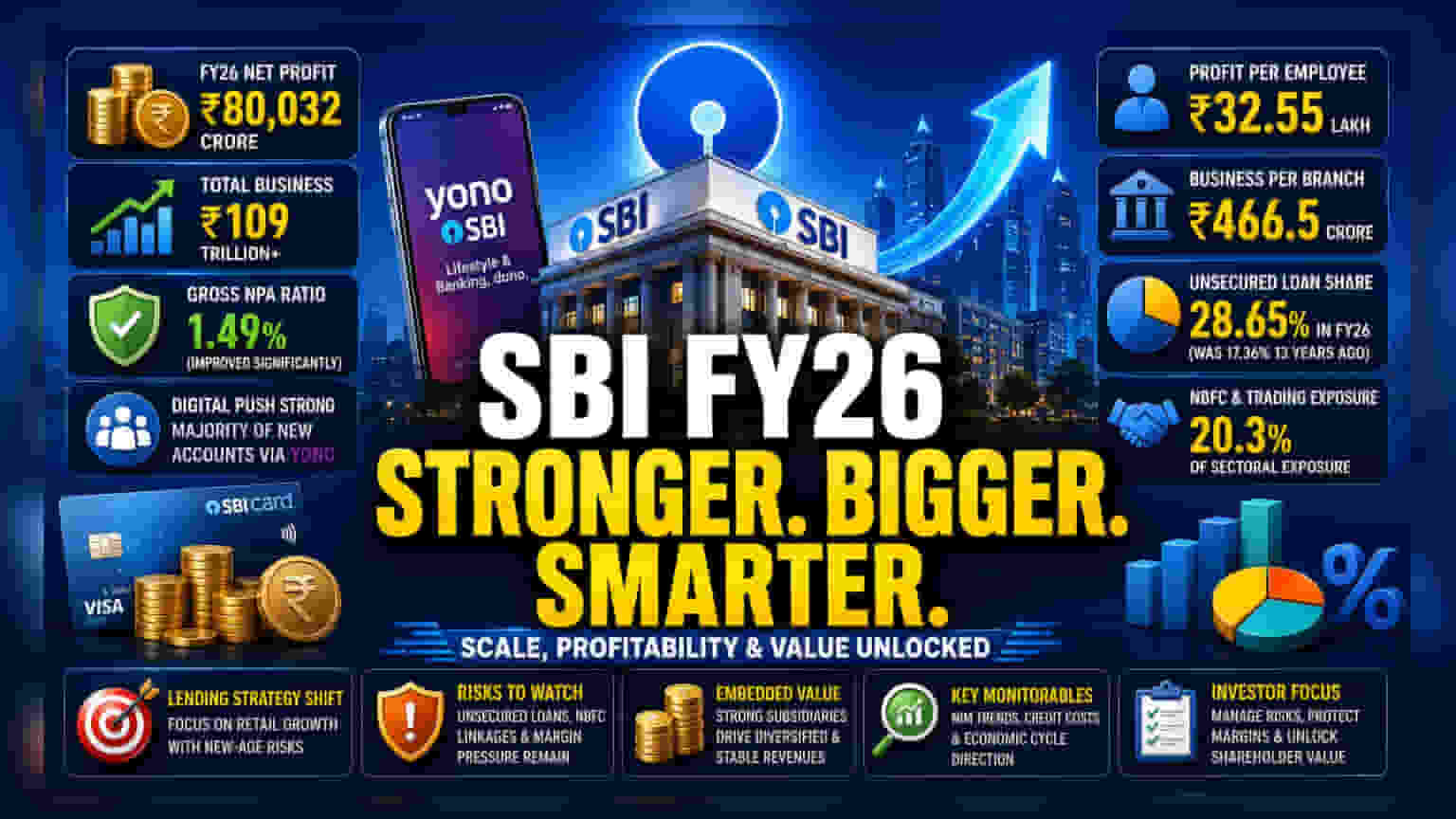 SBI’s FY26 Growth: Efficiency Gains Meet New Risk Factors