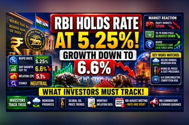RBI Holds Repo Rate at 5.25%: What Investors Should Note