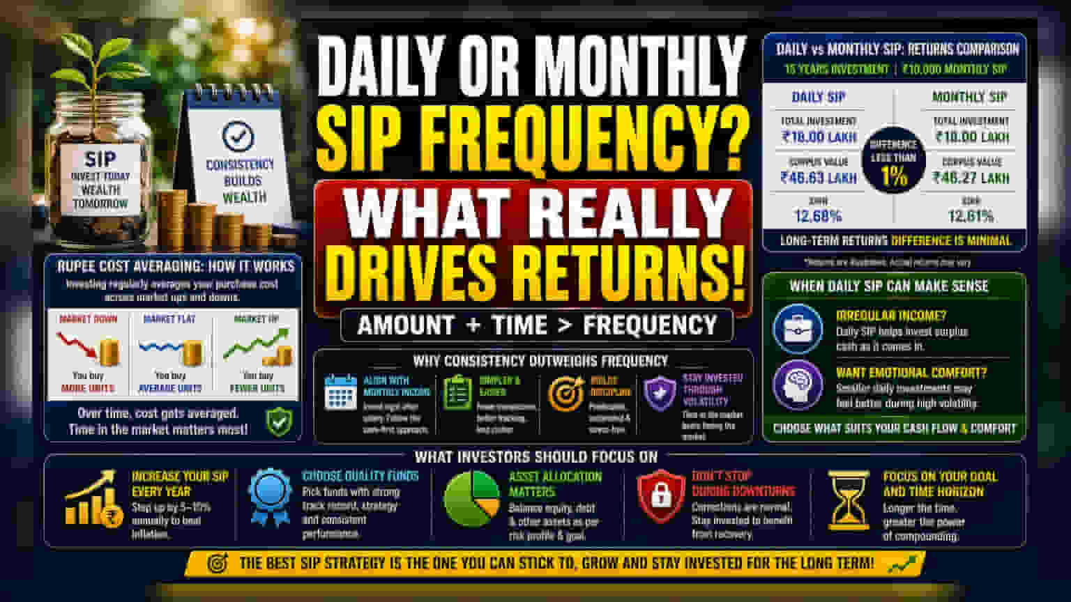 Daily vs. Monthly SIPs: What Truly Drives Wealth?