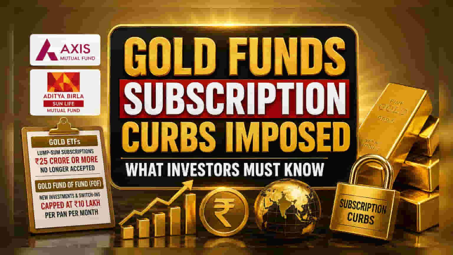 Axis, Aditya Birla Sun Life Join Industry In Capping Gold Fund Inflows