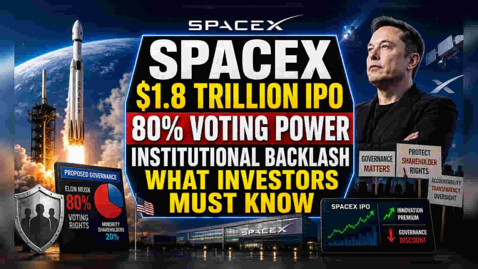 SpaceX IPO: एलन मस्क के 80% वोटिंग अधिकार पर बवाल! निवेशक क्यों जता रहे चिंता?