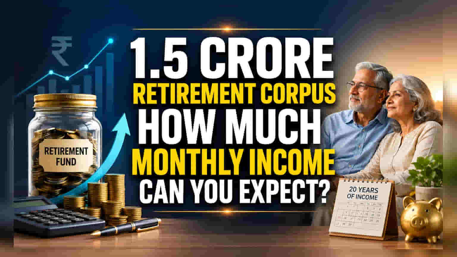 Retirement Math: Can a Rs 1.5 Crore Corpus Pay Rs 1.5 Lakh Monthly?