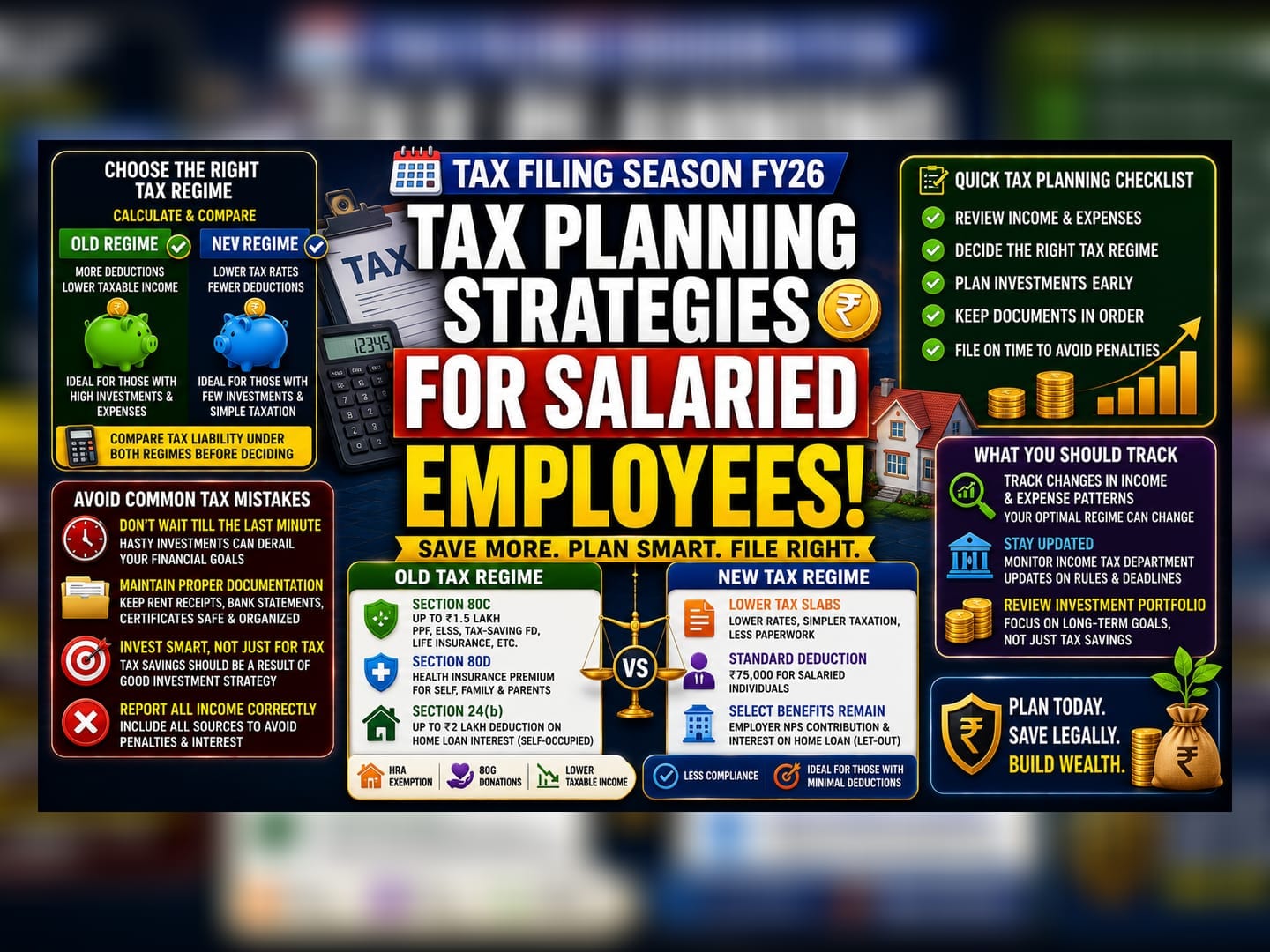 Tax Planning for FY26: A Guide for Salaried Employees