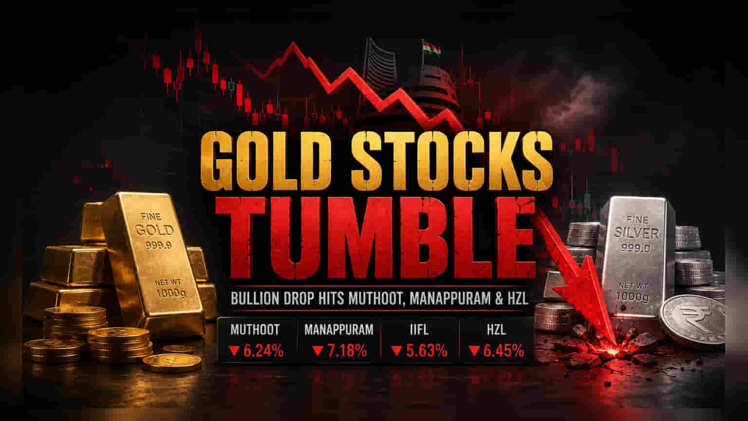 Gold-Linked Stocks Slide: सोने-चांदी की कीमतों में गिरावट से भारतीय कंपनियों पर दबाव