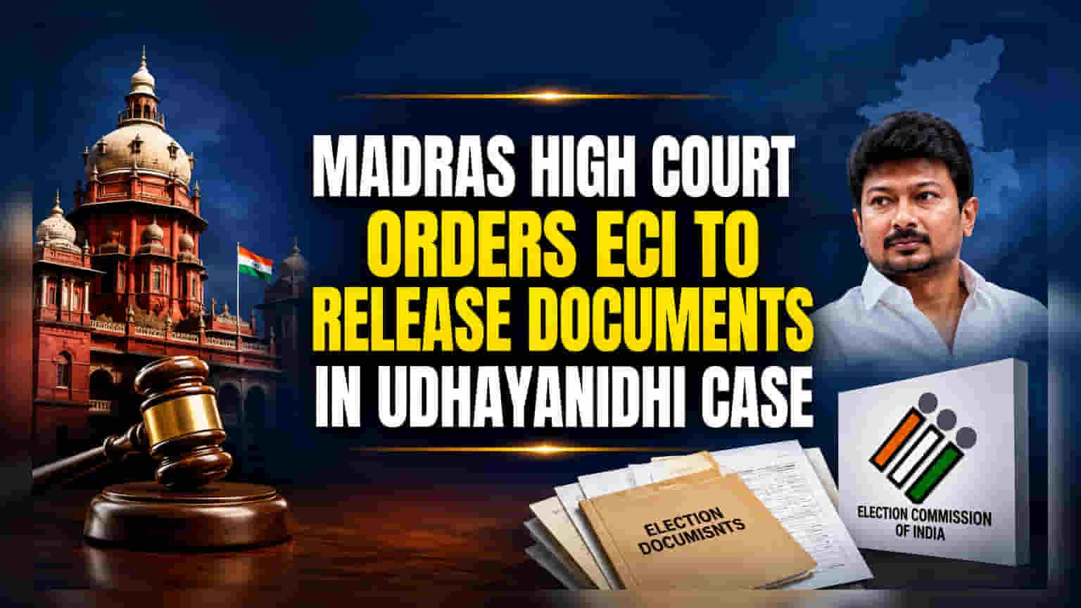 Madras HC का बड़ा फैसला: Udhayanidhi Stalin से जुड़े चुनाव के कागजात होंगे जारी!