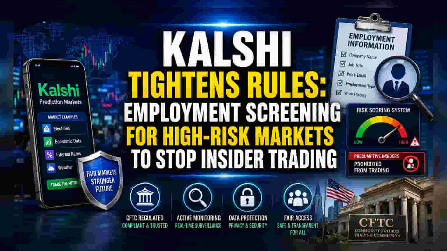 Kalshi का बड़ा कदम: इनसाइडर ट्रेडिंग रोकने के लिए यूज़र्स से माँगी जाएगी नौकरी की जानकारी
