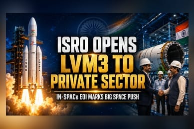 ISRO Opens 'Bahubali' LVM3 Rocket Tech to Private Firms